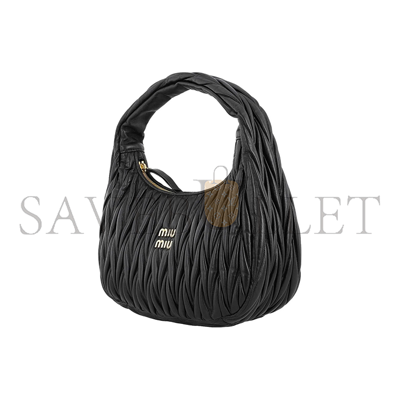M1v M1v wander matelassÉ nappa leather hobo bag 5bc108 (29*24*9.5cm)